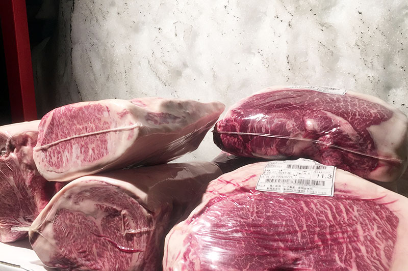 Yukimuro hojun wagyu (Snow Cellar mellow Japanese beef)